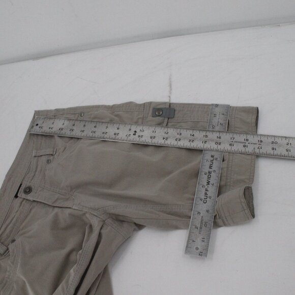 kuhl shorts Women's 6 outdoor gorpcore flat front cargo stretch nylon blend - Picture 10 of 12